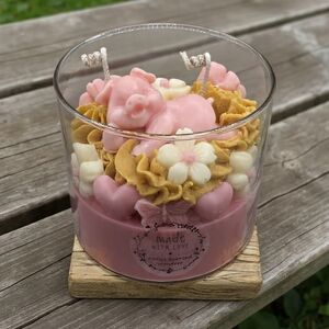 Pretty Piggy Soy Candle Handmade Gifts Scented Candle 15 oz